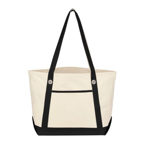 Medium Cotton Canvas Sailing Tote Bag