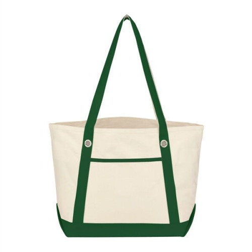 Medium Cotton Canvas Sailing Tote Bag