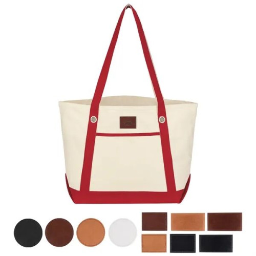 Medium Cotton Canvas Sailing Tote Bag