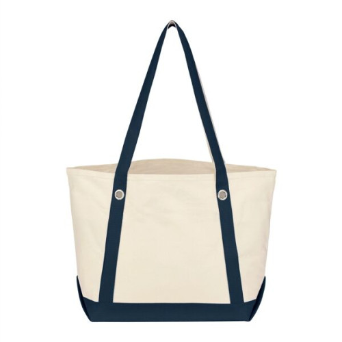 Medium Cotton Canvas Sailing Tote Bag