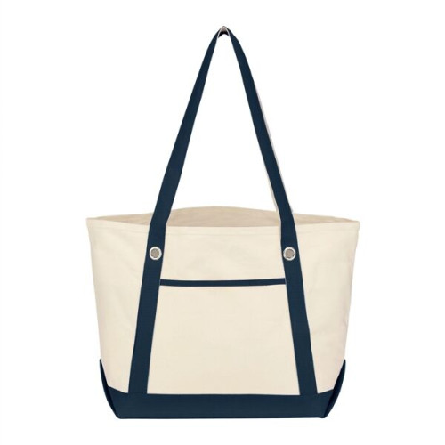 Medium Cotton Canvas Sailing Tote Bag