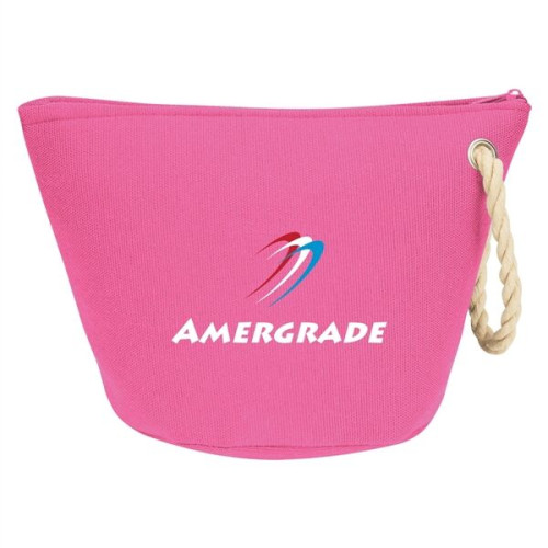 Cosmetic Bag With Rope Strap