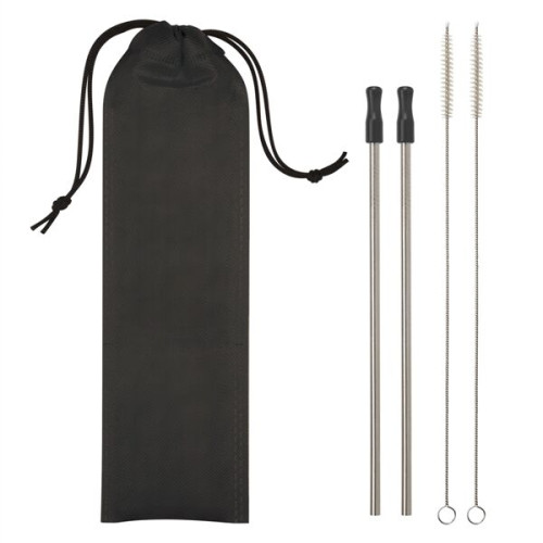 2-Pack Stainless Steel Straw Kit