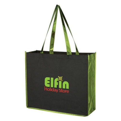 Metallic Accent Non-Woven Bag