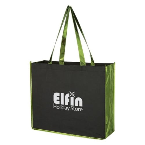Metallic Accent Non-Woven Bag