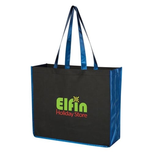 Metallic Accent Non-Woven Bag