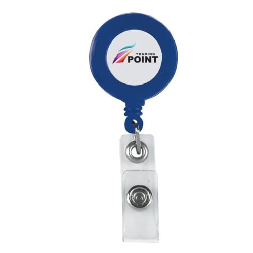 Retractable Badge Holder With Laminated Label