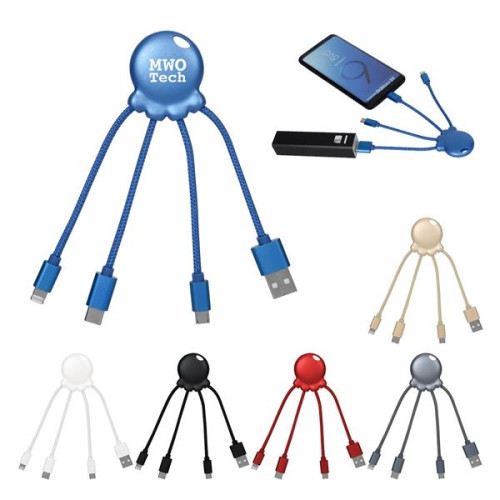 3-In-1 Xoopar Octo-Charge Cables