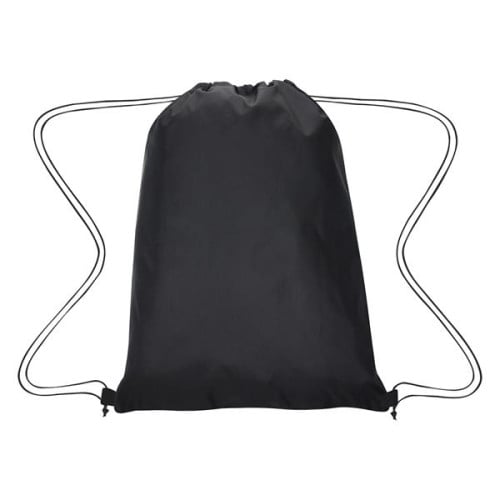 Posh Herringbone Drawstring Bag