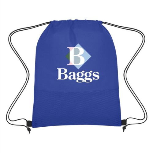 Wave Design Non-Woven Drawstring Bag