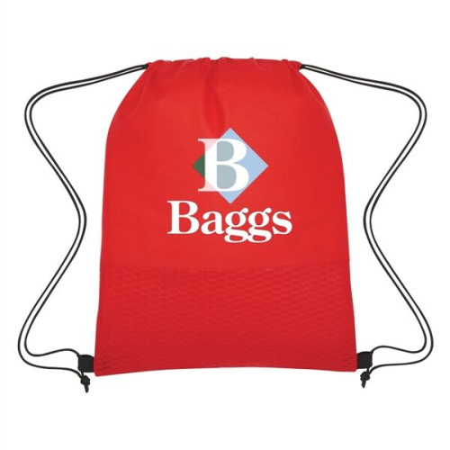 Wave Design Non-Woven Drawstring Bag