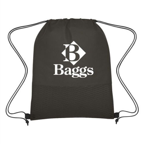 Wave Design Non-Woven Drawstring Bag