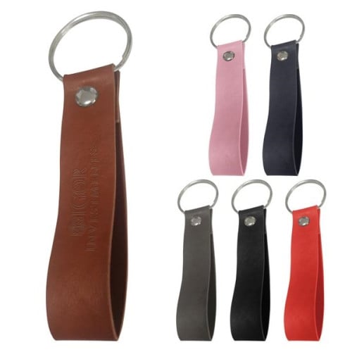 Leatherette Key Ring