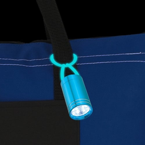 Glow In The Dark Aluminum LED Flashlight