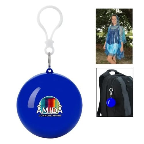 Poncho Ball Key Chain
