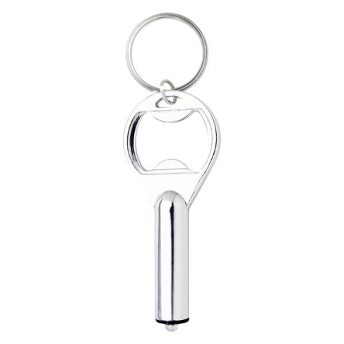 LED Aluminum Key Tag With Bottle Opener