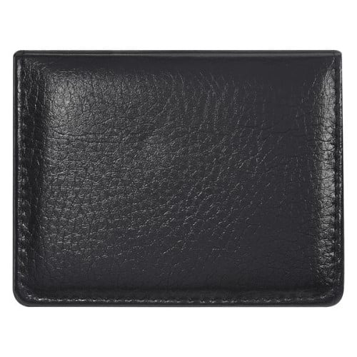 Square Leather Look Case Of Sticky Notes With Calendar & Pen