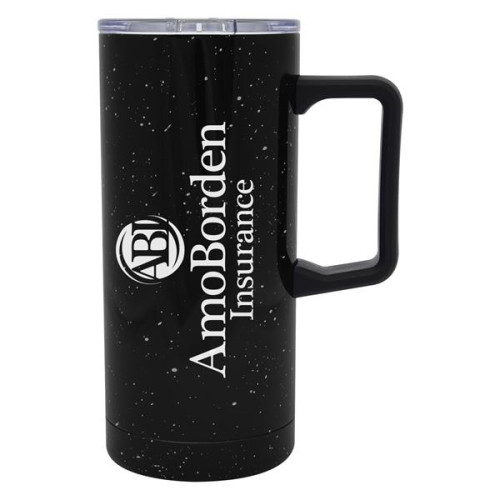 17 Oz. Speckled Stainless Steel Travel Tumbler