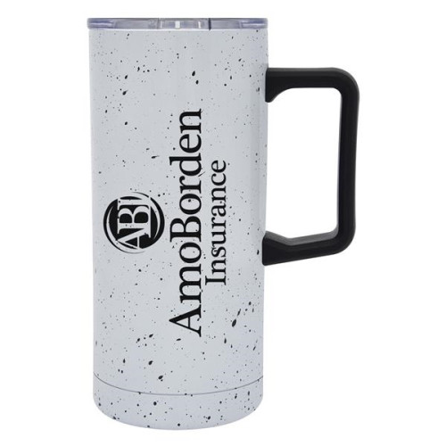 17 Oz. Speckled Stainless Steel Travel Tumbler