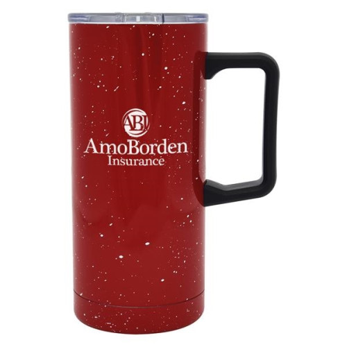 17 Oz. Speckled Stainless Steel Travel Tumbler