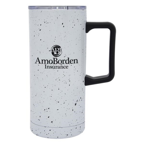 17 Oz. Speckled Stainless Steel Travel Tumbler