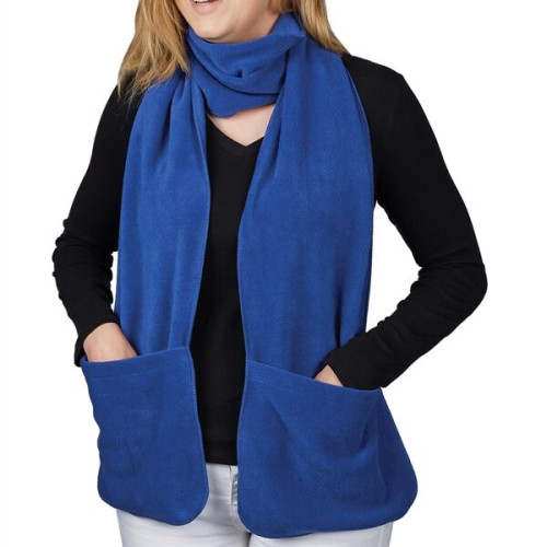 Fleece Scarf With Pockets