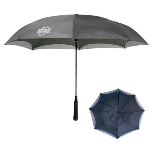 48" Arc Heathered Inversion Umbrella