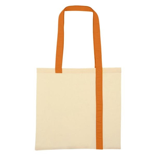 Striped Economy Cotton Canvas Tote Bag