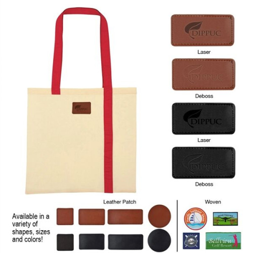 Striped Economy Cotton Canvas Tote Bag