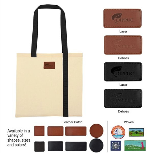 Striped Economy Cotton Canvas Tote Bag