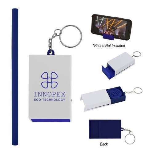 Sip and See Silicone Straw With Phone Stand