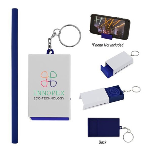 Sip and See Silicone Straw With Phone Stand