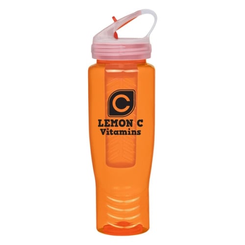 28 Oz. Poly-Clean™ Sports Bottle With Fruit Infuser