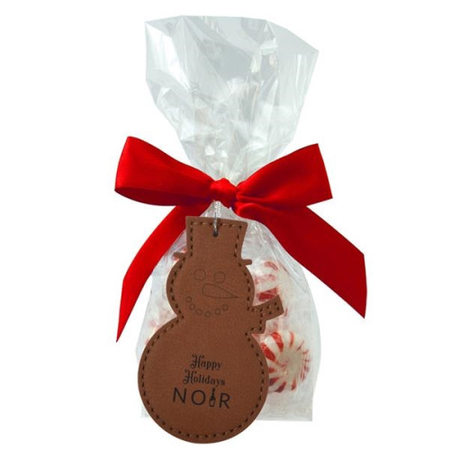 Mug Stuffer With Leatherette Ornament