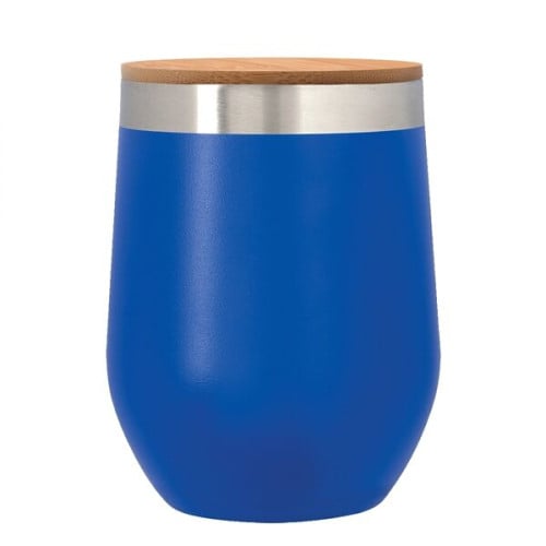 12 Oz. Vinay Stemless Wine Glass With Bamboo Lid