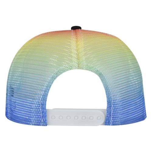 Rainbow Mesh Trucker Cap