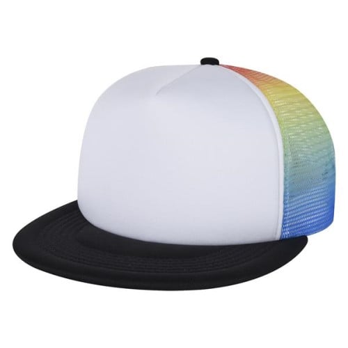 Rainbow Mesh Trucker Cap