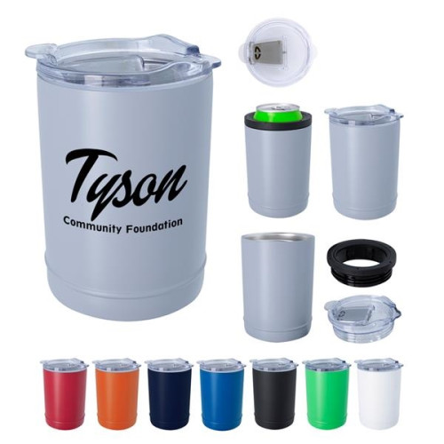 2-In-1 Copper Insulated Beverage Holder And Tumbler
