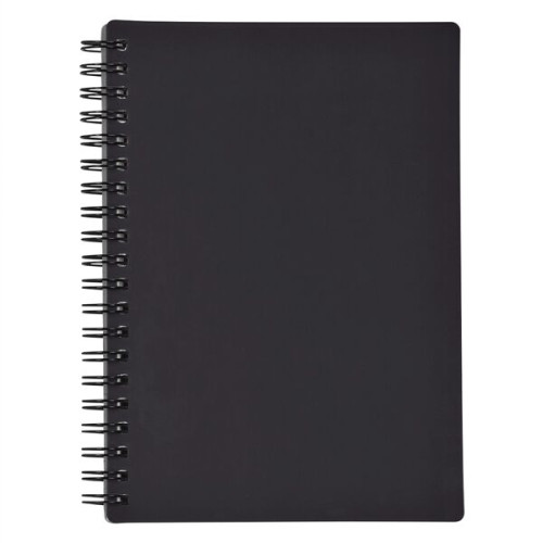 RUBBERY SPIRAL NOTEBOOK