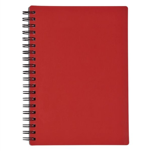 RUBBERY SPIRAL NOTEBOOK