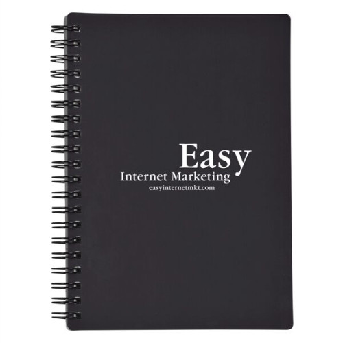 RUBBERY SPIRAL NOTEBOOK