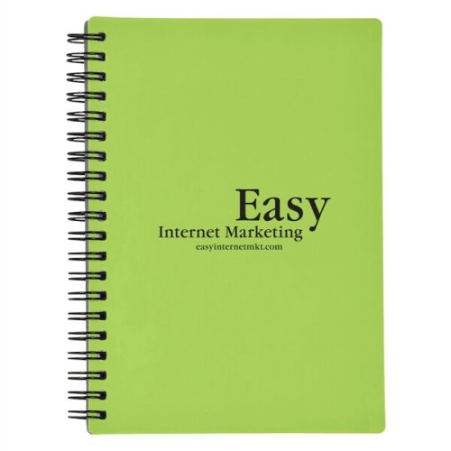 RUBBERY SPIRAL NOTEBOOK