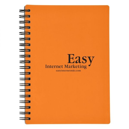 RUBBERY SPIRAL NOTEBOOK
