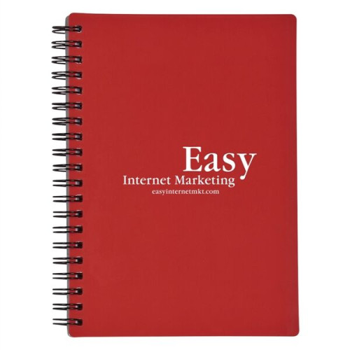 RUBBERY SPIRAL NOTEBOOK