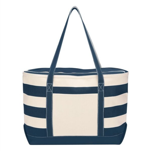 Cotton Canvas Nautical Tote Bag