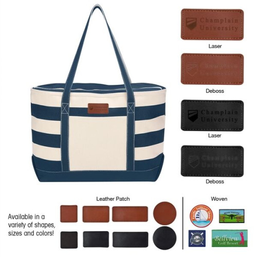 Cotton Canvas Nautical Tote Bag