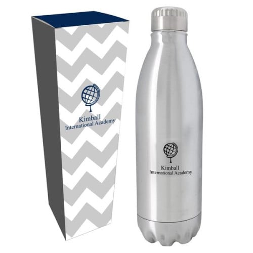 26 Oz. Swiggy Stainless Steel Vacuum Bottle with Custom Box