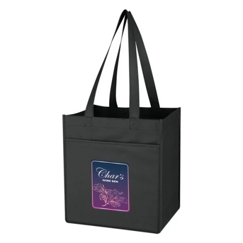 Non-Woven 6 Bottle Wine Tote Bag