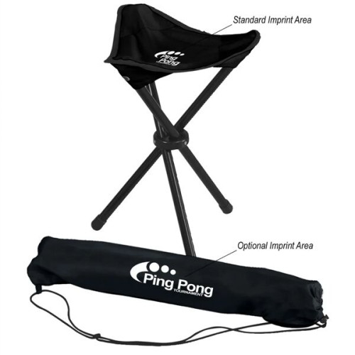 rPET Folding Tripod Stool With Carrying Bag