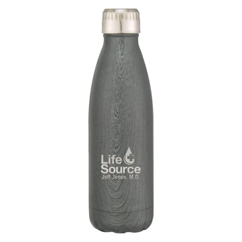 16 Oz. Stainless Steel Swig Woodtone Bottle